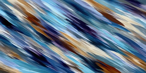 Poster - Abstract colorful dynamic motion blur background with streaks of blue gold and white tones