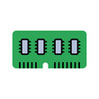 © richiksv - RAM icon. Flat color style.