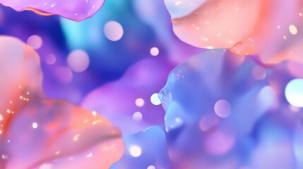 Poster - Colorful abstract background with soft textures and bright hues in a dreamy composition