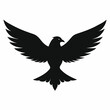 © Crafter Hub - Eagle in Flight Silhouette