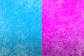 Poster - Displaying abstract split background with light blue panel and magenta-pink gradient scratchy lines