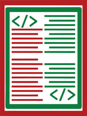 Aufkleber - Abstract code representation of artificial intelligence on a transparent background