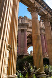 Palace of Fine Arts surrounded by greenery in San Francisco, USA