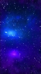 Wall Mural - space stars and galaxy background flying through the stars and blue nebula in space. galaxy explorat