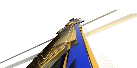 Aufkleber - abstract 3d background