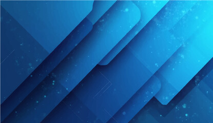 abstract Modern blue layered background with diagonal geometric shapes and smooth gradient . Vector design suitable for business, technology, or corporate layouts