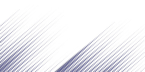 Abstract speed lines style blue color halftone banner design template.Dots halftone white blue color pattern gradient grunge texture background. Dots pop art comics sport style white and black.
