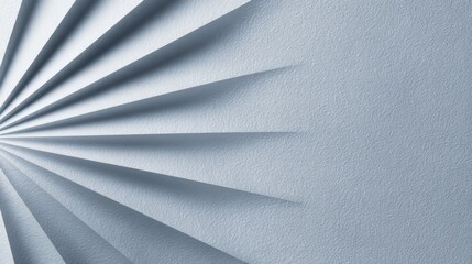 Aufkleber - Layered Paper Cut Sunbeam Pattern Creates Dynamic Texture With Clean Space for Design or Artwork Display on the Left Side