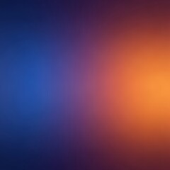 Wall Mural - gradient background with a striking contrast between deep blue and fiery orange.
