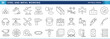 © Parbat - A set of line icons related to Steel and Metal working. Steel, metal, craft, welding, repair, tools, and so on. Vector editable stroke.