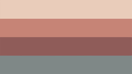 Poster - Abstract geometric color palette with earthy tones for design and creative projects