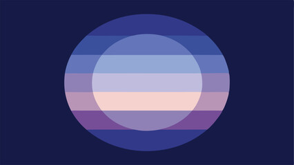 Poster - Abstract geometric illustration featuring gradient color shades and geometric shapes