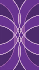 Poster - Abstract geometric purple pattern with transparent overlays suitable for design elements