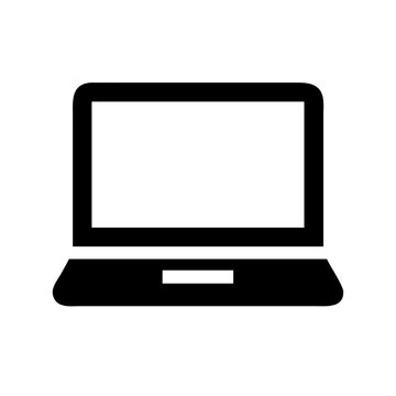Laptop computer icon vector illustration