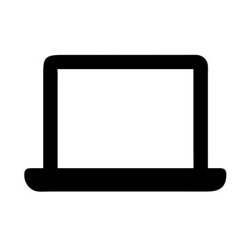 Laptop alternative icon vector illustration