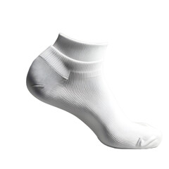 Poster - A pair of low-cut ankle socks, isolated on a empty plain background