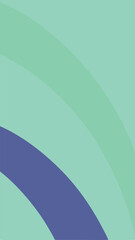Poster - Abstract minimalist design featuring curved pastel shapes with modern aesthetic