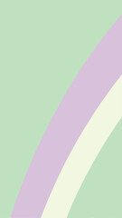 Poster - Abstract pastel color blocks with rounded forms suitable for diverse design purposes
