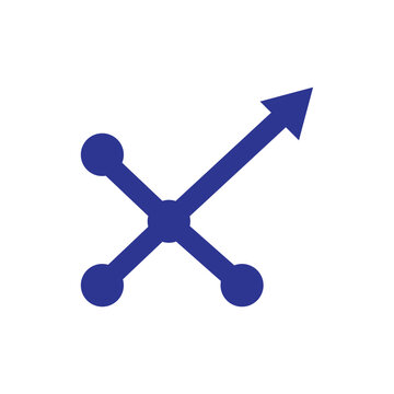 Geometric X Power Logo design.