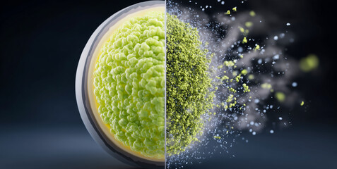 Aufkleber - A visual representation highlights the remarkable properties of smart materials such as shape memory alloys and liquid metals.