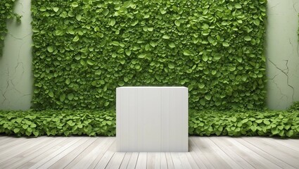 Poster - Stand for product on vertical garden 
