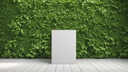 Poster - Stand for product on vertical garden 
