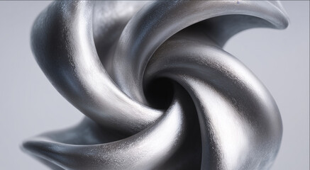 Aufkleber - A metallic structure made from shape memory alloys showcases an adaptive design and transformation capabilities.
