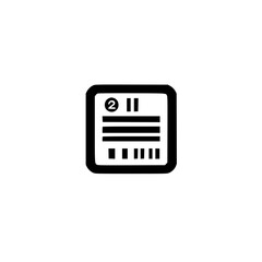 Poster - Barcode scanner icon vector