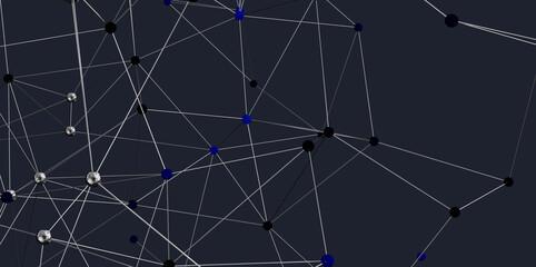 Poster - Stock photo of an abstract network connection. Perfect for technology, business, and communication concepts.