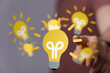 © vegefox.com - Boost your creativity!  Find innovative solutions with our stock photo of lightbulbs.