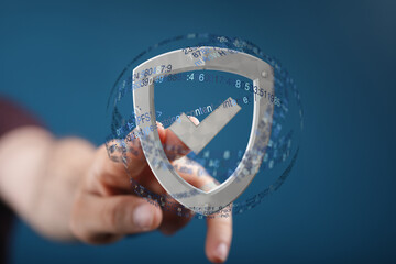 Aufkleber - Secure your data with robust cybersecurity.  Protect against threats.