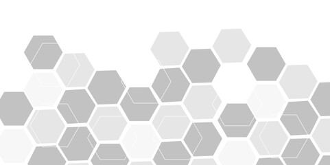 Fototapete - Abstract technology background with hexagons. modern geometric hexagon shape Poster, wallpaper, Landing page. geometric hexagonal, triangle, shape. Vector illustration. can be used in cover design.