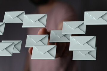 Poster - Digital inbox overflowing?  Learn strategies to manage email overload efficiently.