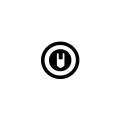 Fototapete - power button icon