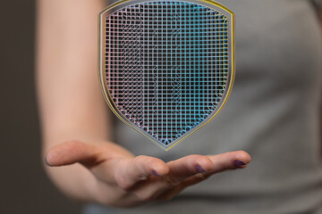 Aufkleber - Secure your data with advanced cybersecurity solutions.  Protect your information with our reliable shield.