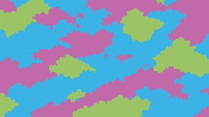Poster - Abstract shapes display colorful texture across vibrant digital background details