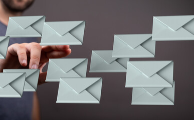 Poster - Efficient email management.  Streamline your inbox and boost productivity.