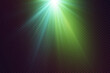 © Oleksandr - Bright spotlight rays shine, light effect flare.