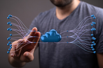 Poster - Seamless data exchange and secure cloud storage solutions. Boost efficiency and scalability.