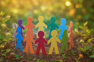 Poster - Collaboration and among diverse individuals form the foundation growth and harmony within a natural environment