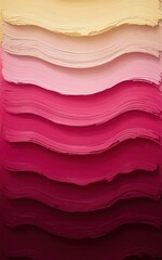Aufkleber - Gradient layers of textured color in shades of pastel and deep crimson