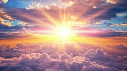 Poster - A sunny day with cloudy sky, ideal for outdoor activities and photography