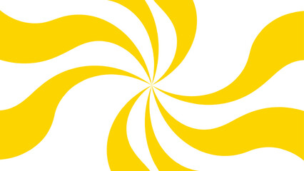 Poster - Abstract background with Classic vintage sun rays swirling pattern background. Vintage beam sunburst texture. Burst sunrise sunbeam element spiral striped sunray template. Yellow and white twisted