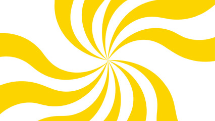 Poster - Abstract background with Classic vintage sun rays swirling pattern background. Vintage beam sunburst texture. Burst sunrise sunbeam element spiral striped sunray template. Yellow and white twisted