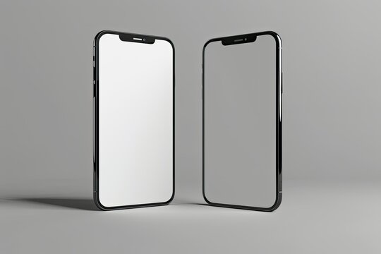Ultra Hd Visual of Changeable High Quality Two Phone Screen Mockups Design Templates