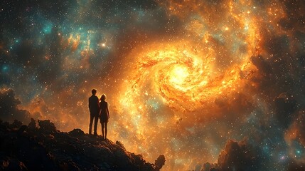  Cosmic Embrace A Celestial Love Story