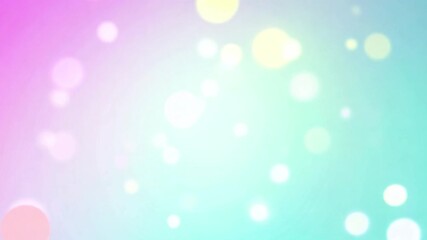 Poster - soft bokeh background with vibrant colors in shades of pink and blue for creative visuals and design