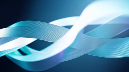 Poster - Elegant Flowing Waves of Light in Soft Gradient Tones Capturing Motion and Fluidity in Abstract Background Design 4k video footage