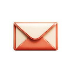 Poster - Graphic illustration of a closed envelope email marketing template design on transparent background