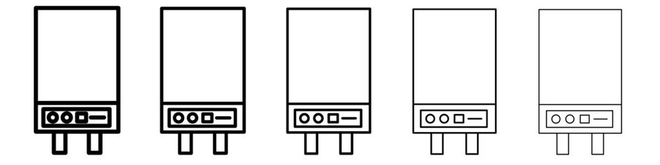 cursor icon Flat design on isolated background